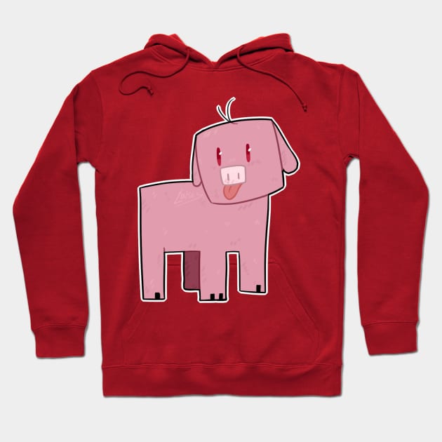 Minecraft Pig Hoodie by BetaRat